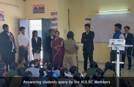 Legal Awareness visit to the Government Higher Primary School, Anekal - 2