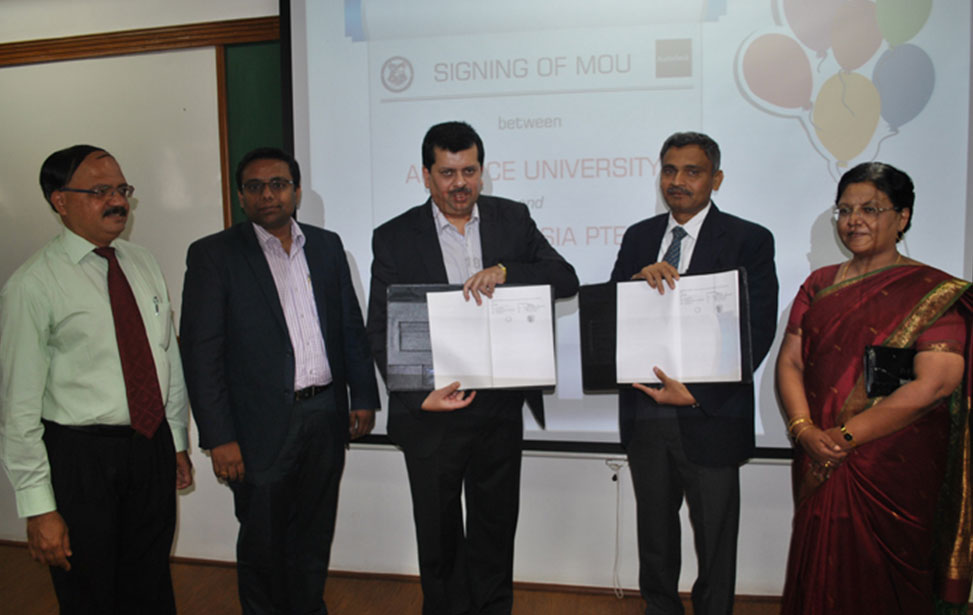 Alliance University signs Memorandum of Understanding with Autodesk India