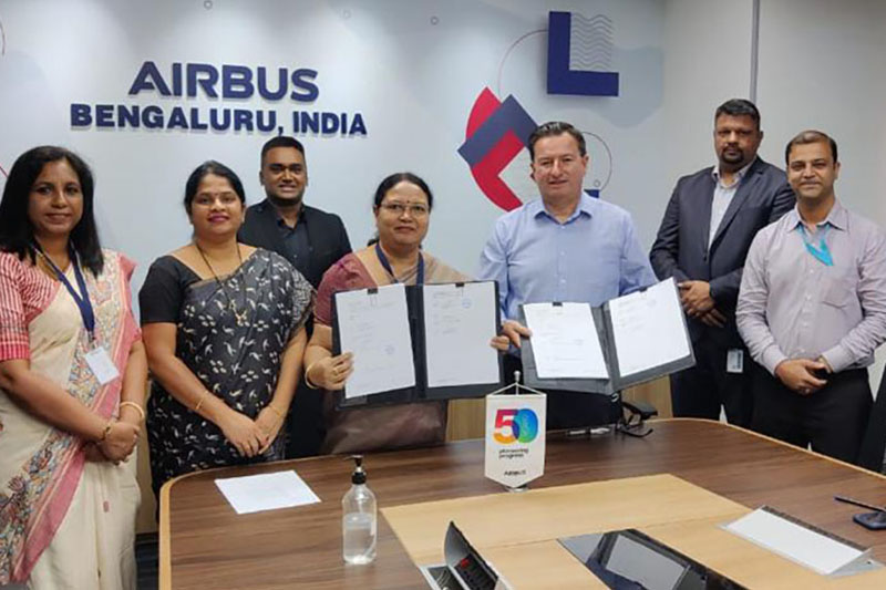 Signing MOU with Airbus
