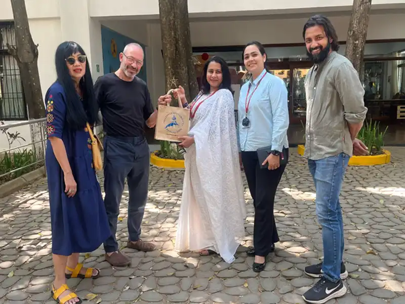 Prof. Alex Padwa, Product Designer, Educator, and Innovator Professor at Shenkar College, Israel Taking lecture for students