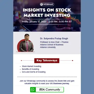 Webinar On Insights on Stock Market Investing