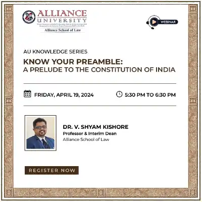 AU Knowledge Series - Know your Preamble - A Prelude to the Constitution of India