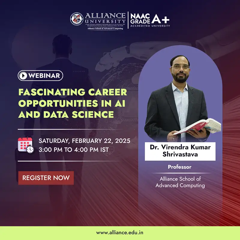 Webinar On Fascinating Career Opportunities in AI and Data Science