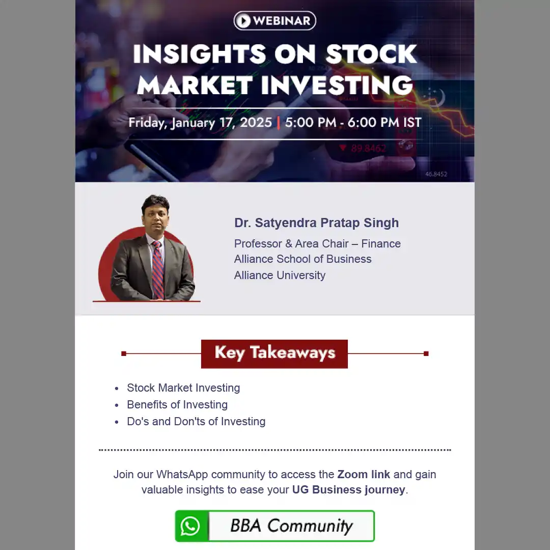 Webinar On Insights on Stock Market Investing