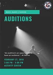 Alliance Dance, Music and Fashion Auditions