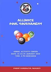 Alliance Pool Tournament