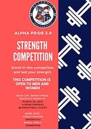 Alpha Pride 3.0 – Strength Competition