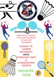 Badminton Tournament – Chandapura Courts
