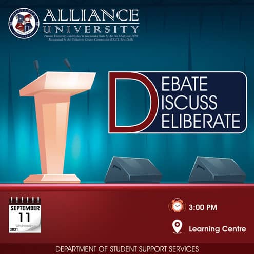 Debate – Discuss – Deliberate