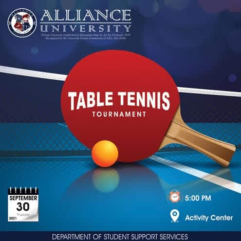 Table Tennis Tournament – Sep 2021