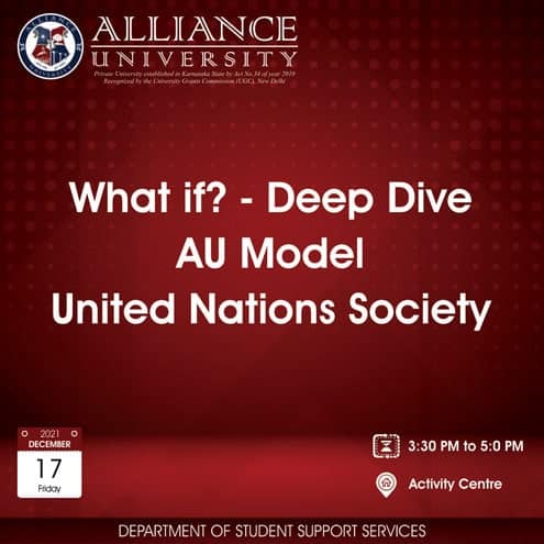 What if? – Deep Dive AU Model United Nations Society