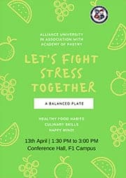 Lets fight stress by eating healthy