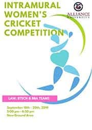 Intramural Women’s Cricket Competition