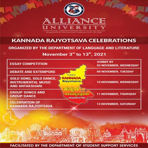 Kannada Rajyotsava – 3rd to 13th November 2021