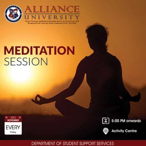 Meditation Sessions – 12th, 19th & 26th November 2021