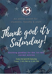 Thank God it’s Saturday