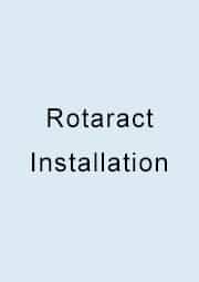 Rotaract Installation