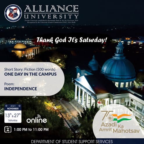 Thank God it’s Saturday – 13th & 27th November 2021