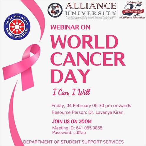 Cancer Day” I can, I will (NSS)