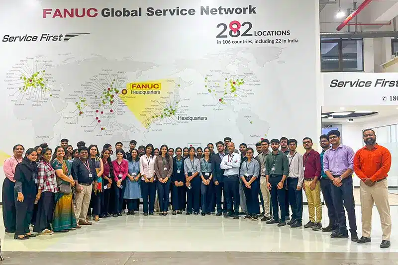 Advanced Computing Students Visit FANUC India for Industry Exposure